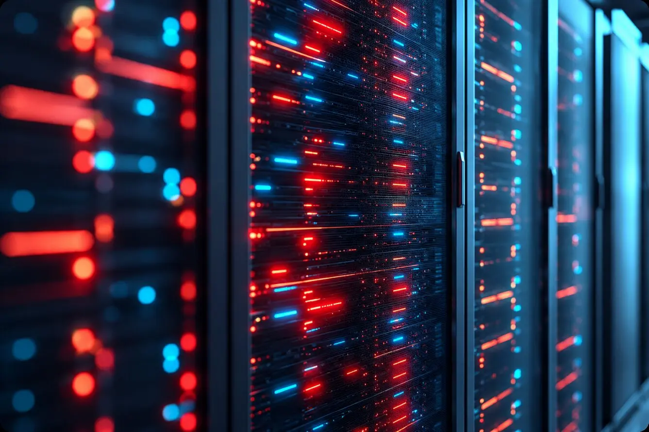 Rack-mounted network hardware streaming telemetry